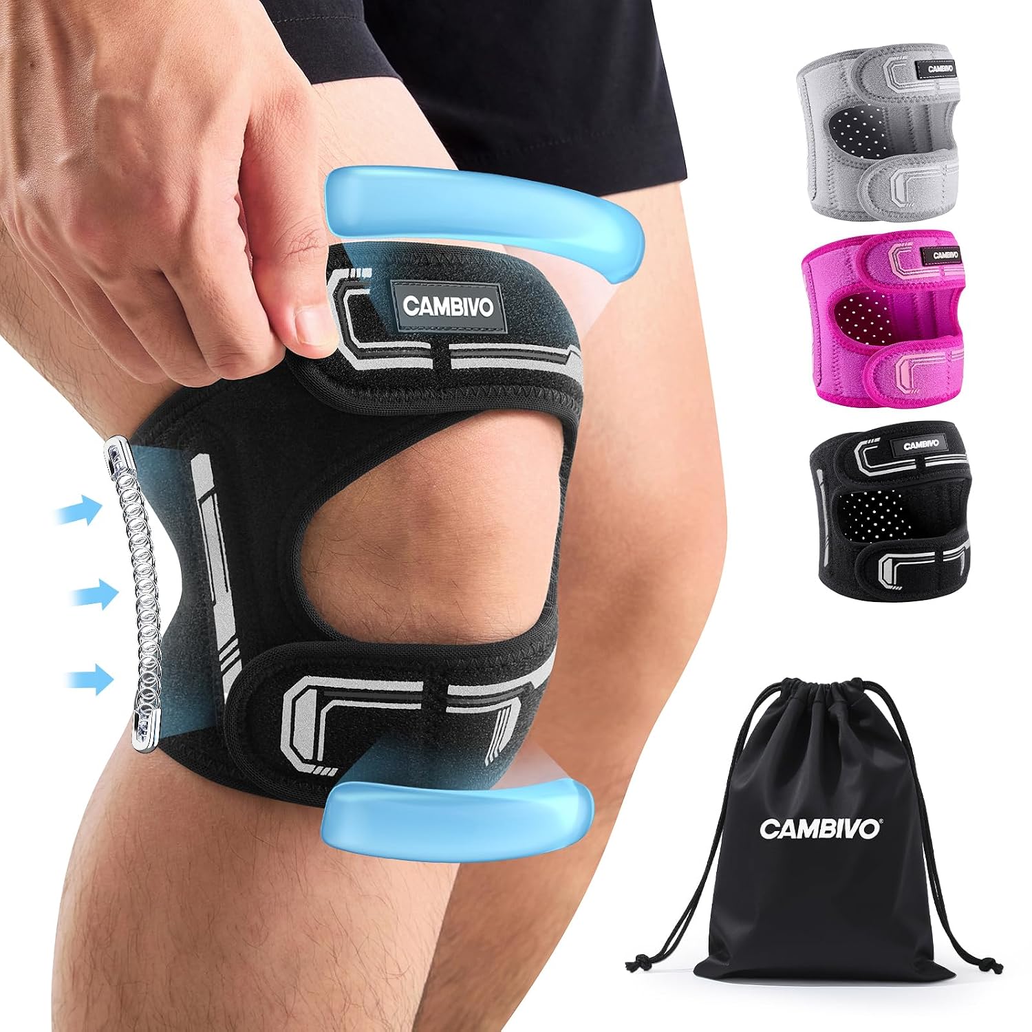CAMBIVO Patella Tendon Support Knee Brace - photo 1