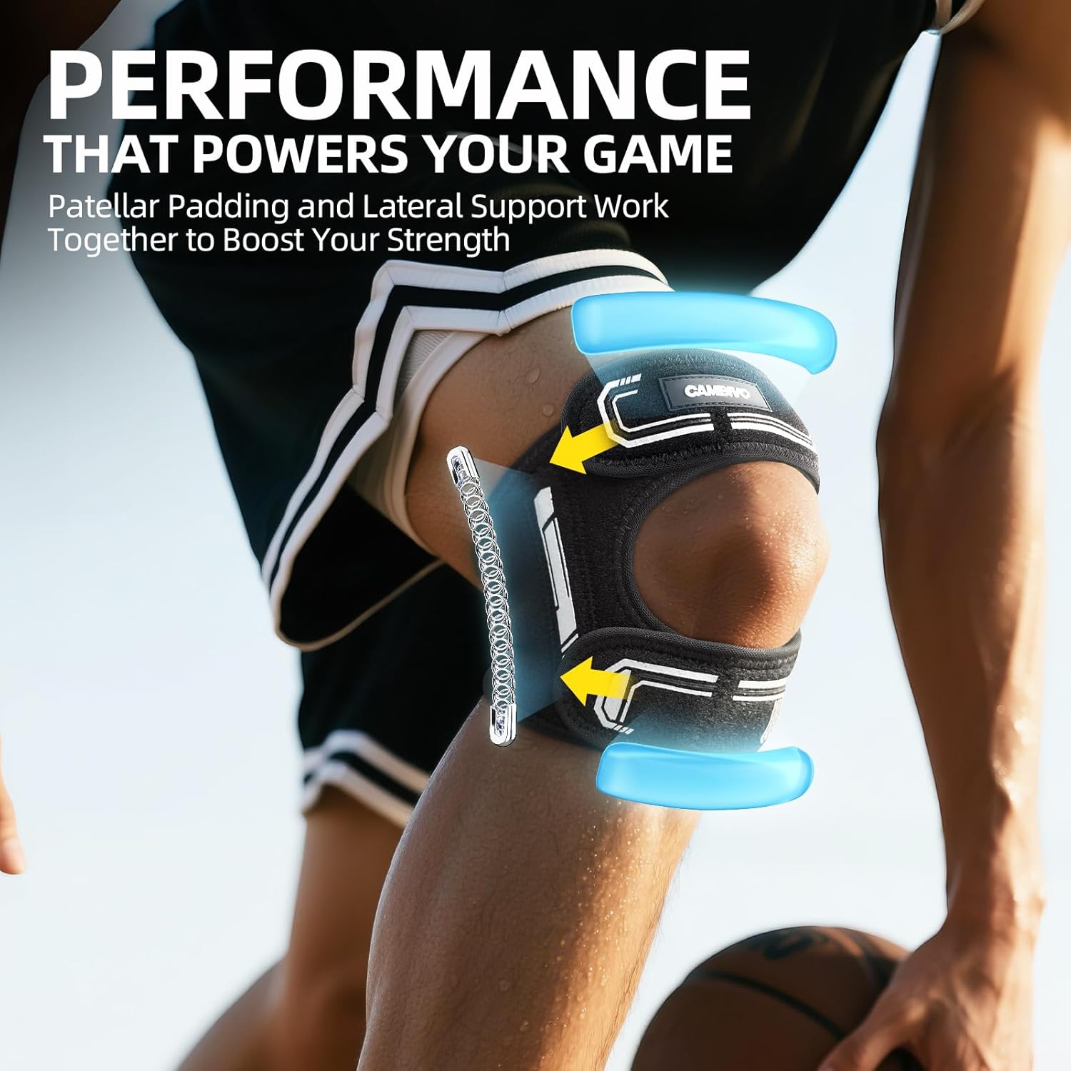 CAMBIVO Patella Tendon Support Knee Brace - photo 3